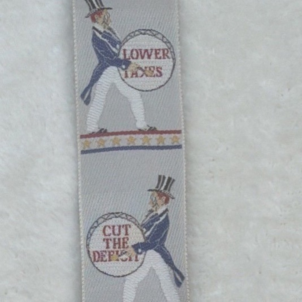 Trafalgar Silk Suspenders Limited Edition Election Cut Taxes Patriotic Men's‎